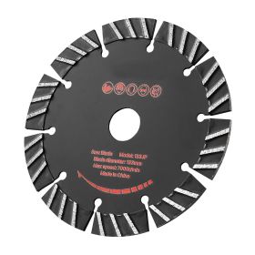 Diamond Blades 5.24 inch, 5-Pack Wall Chaser Saw Blade Cutting Blade, 0.79 in Arbor, High-Hardness Diamond Segments, 65Mn Steel Core, Dry Wet Cut