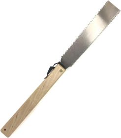 Japanese Ryoba Pull Saw Double Edge Portable Hand Saw 210mm (8.3 Inch) for Woodworking Compact and Smoothly - Made in Japan