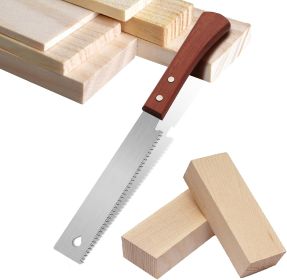 Mini Hand Saw, 6 Inch Flush Cut Saw 17 TPI Trim Saw for Woodworking Tools Small Projects