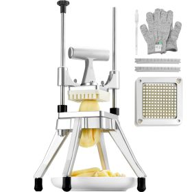 Commercial Vegetable Fruit Chopper 1/4" Blade Heavy Duty Professional Food Dicer Kattex French Fry Cutter Onion Slicer Stainless Steel for Tomato